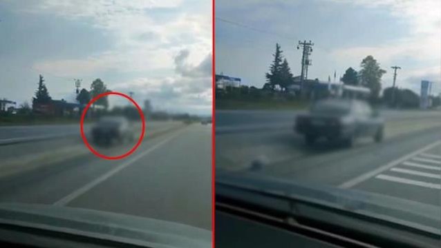 Yer: Türkiye! Duble yolu bırakan sürücünün gittiği yolu görenler gözlerine inanamadı