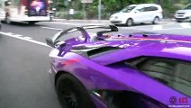 Lamborghini Aventador SVJ with Gintani Exhaust - Start Up - Driving in Monaco -