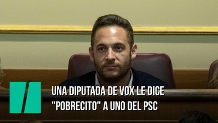 Una diputada de Vox pierde los papeles