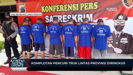 Komplotan Pencuri Truk Lintas Provinsi Diringkus di Rembang