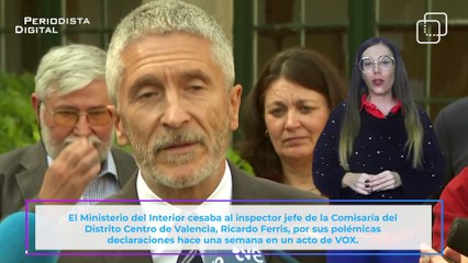 Abascal atiza a Sánchez, Marlaska y su “Gobierno contra el pueblo” por tratar de ocultar la realidad de España con el despido del inspector de Valencia