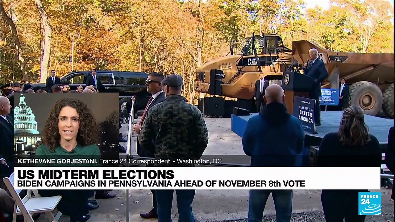 Biden campaigns in Pennsylvania, ground zero for midterms