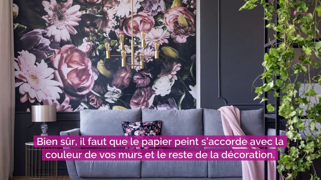 Inspiration déco : choisissez le papier peint comme tête de lit originale