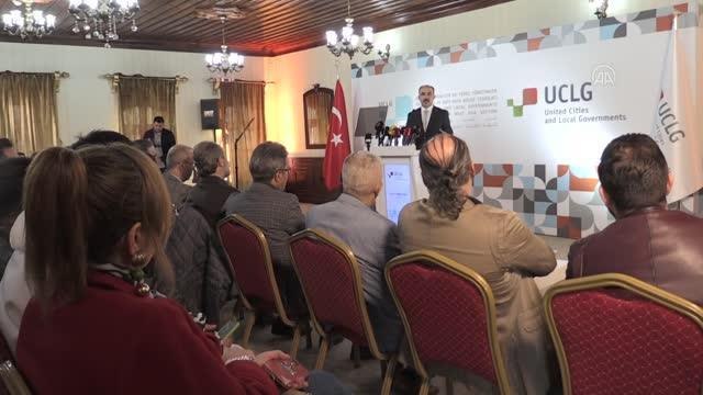 Dünya Belediyeler Birliği Başkanlığına seçilen Altay, basın toplantısında konuştu