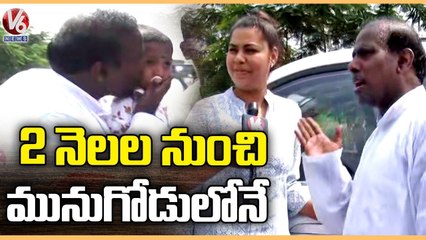KA Paul And Paul Daughter In Law Jyothi About Munugodu Campaign  | V6 News