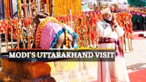 PM Modi Arrives At Kedarnath, Uttarakhand