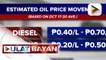 Oil price rollback, posibleng ipatupad sa susunod na linggo