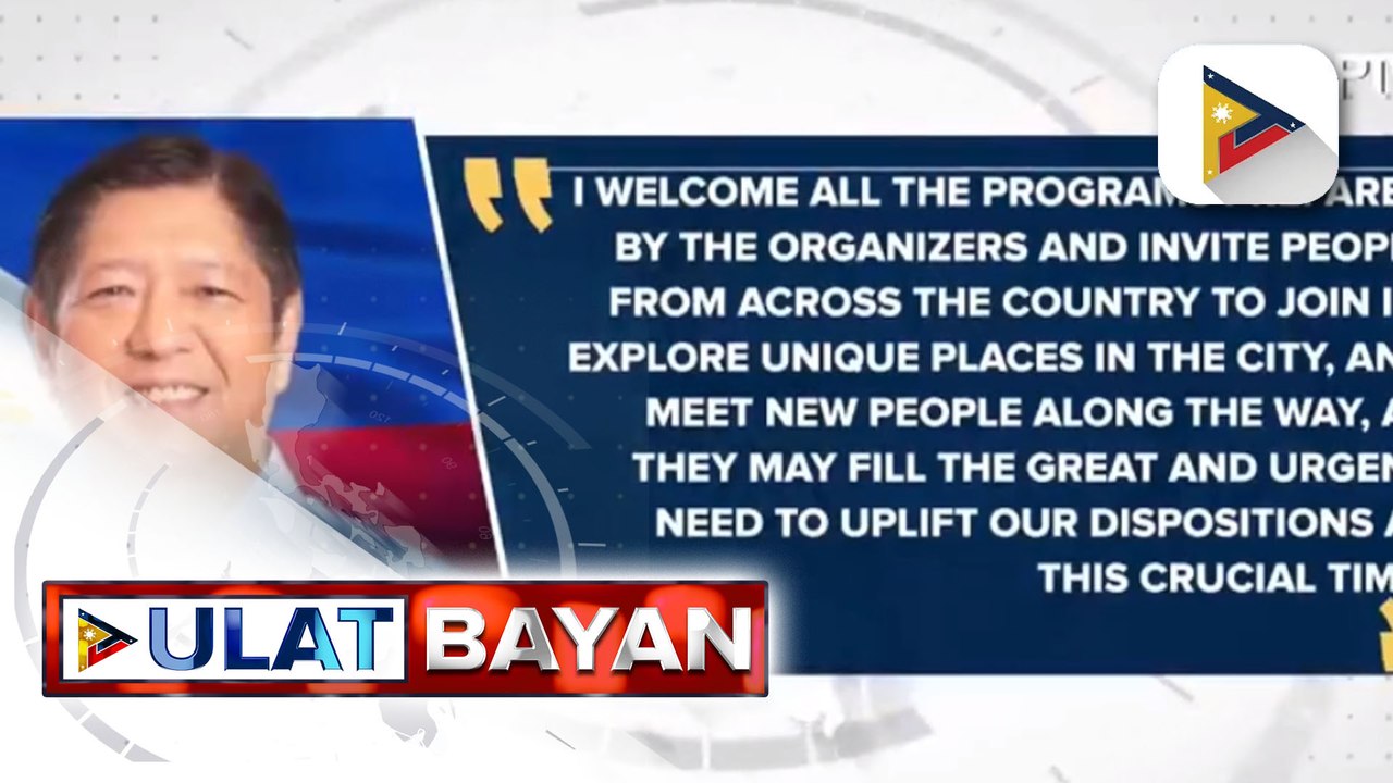 President Ferdinand R. Marcos, nagpaabot ng pagbati sa Bacolod para sa pagdiriwang ng Masskara...