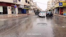 مشاهد من أمطار الخير في محافظة المفرق الجمعة