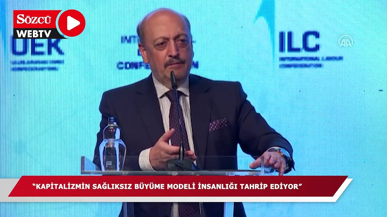 Bakan Bilgin: "Kapitalizmin sağlıksız büyüme modeli insanlığı tahrip ediyor, emekçilerin hayatını yok ediyor"