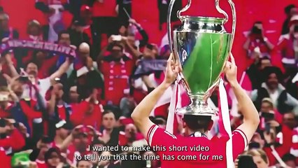 Football - Agé de 39 ans, l'international français Franck Ribéry annonce aujourd'hui dans une vidéo la fin de sa carrière - Regardez
