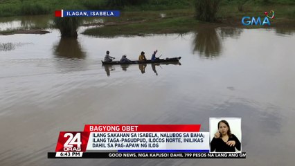 Kabi-kabilang rescue operation, isinagawa sa ilang lugar sa Ilocos Norte at Cagayan | 24 Oras
