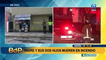 Incendio en Breña: Padre y sus dos hijas murieron al quedar atrapados por las llamas