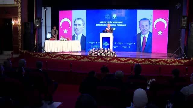 Özer, Mesleki Eğitim Merkezleri İş Birliği Protokolü İmza Töreni'ne katıldı