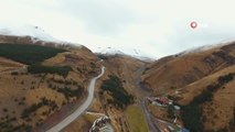 Erzurum haberi | Palandöken Dağı'nın zirvesi yeniden beyaza büründü