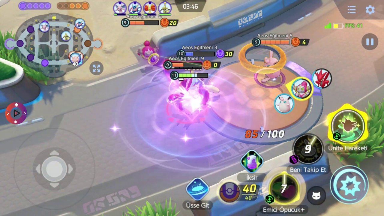 Pokemon UNITE: Clefable  Game Official  Android IOS GamePlay Trailer