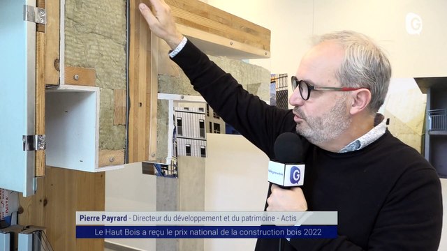 Reportage - Le Haut Bois reçoit le prix national de la construction bois