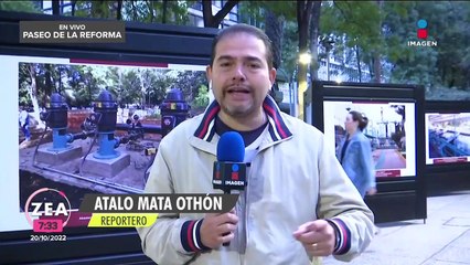 Inauguran exposición fotografíca del SacMex en Paseo de la Reforma