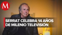 Joan Manuel Serrat felicita y canta 'las mañanitas' a MILENIO Televisión