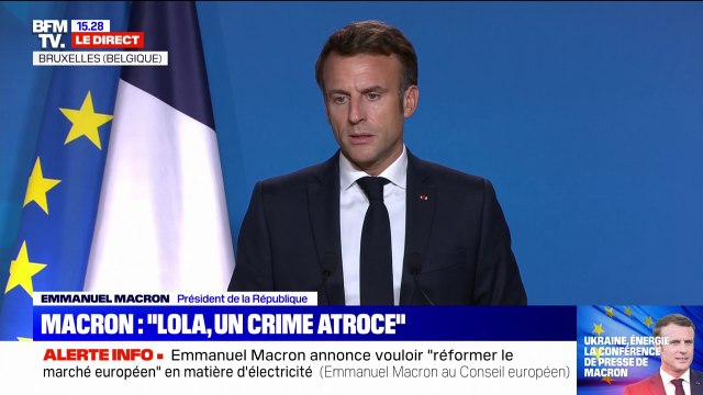 Meurtre de Lola: Ce qui nous touche tous, c'est l'atrocité de ce crime , déclare Emmanuel Macron