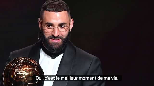 Ballon d'Or - Benzema : Je ne serai jamais au niveau de Zidane et de Ronaldo.