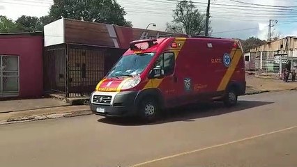 Homem sofre escoriações após colisão de trânsito no Bairro São Cristóvão