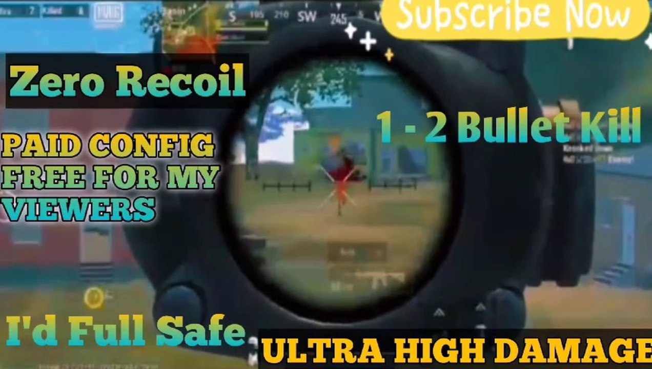 Pubg Lite No Recoil High damage Paid Premium Config file 0.23.1 - Pubg Lite