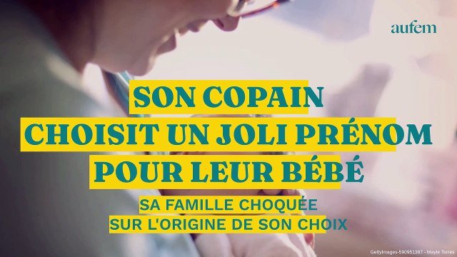 Son copain choisit un joli prénom pour leur bébé... sa famille choquée sur l'origine de son choix