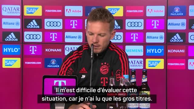 Bayern - Nagelsmann sur l'affaire Cristiano Ronaldo : Heureux de ne pas avoir à régler ce problème