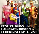 Boston Bruins Wear Nintendo Costumes For Halloween Visit To Kids In Hospital