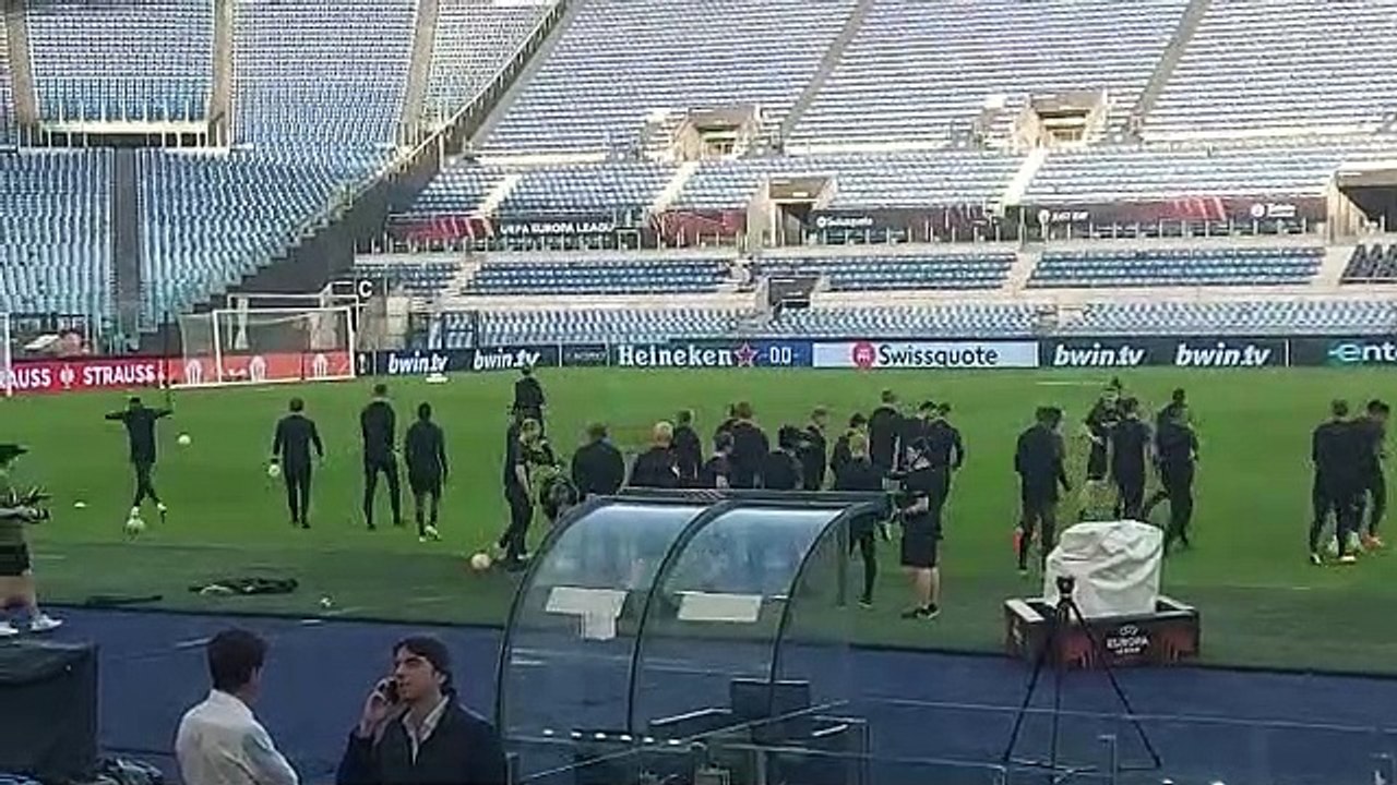 Lazio - Midtjylland, rifinitura all'Olimpico: 15' aperti ai media