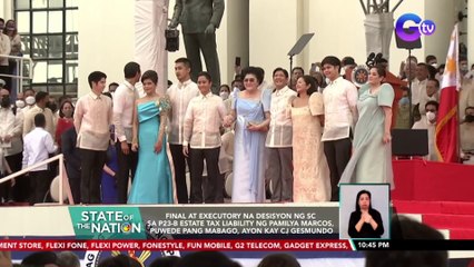 Final at executory na desisyon ng SC sa P23-B estate tax liability ng pamilya Marcos, puwede pang mabago, ayon kay CJ Gesmundo | SONA