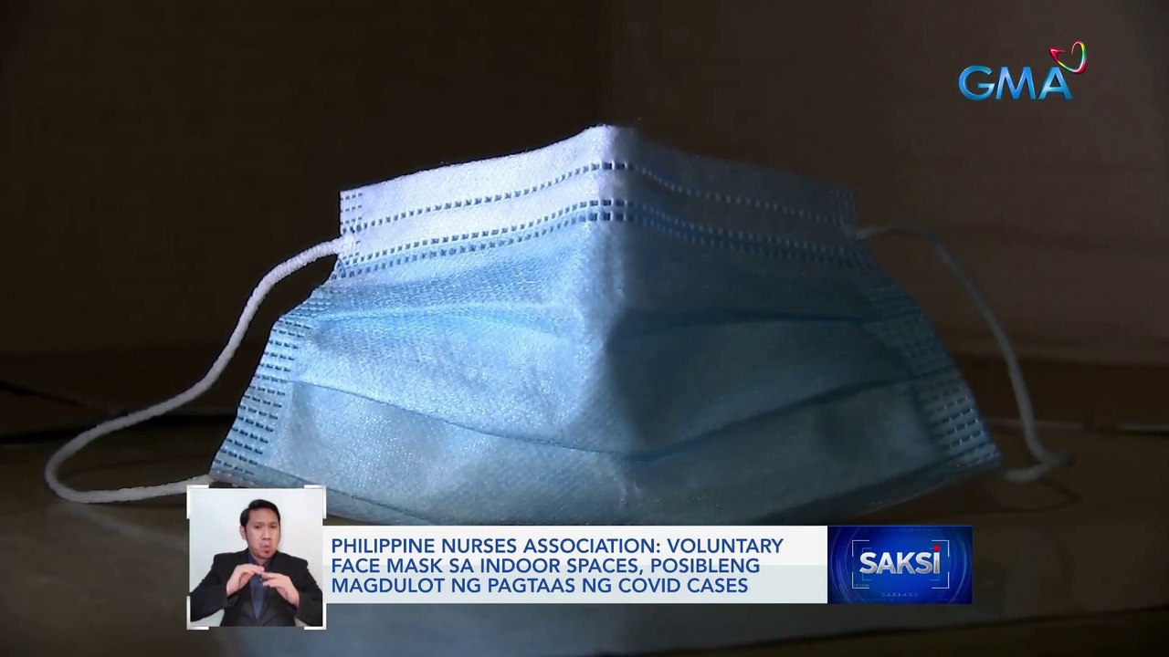 Philippine Nurses Association Voluntary face mask sa indoor spaces
