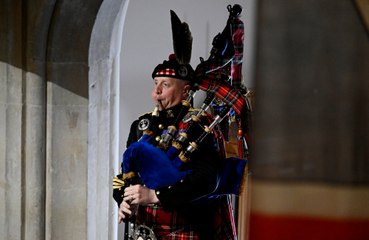 King Charles starts his day listening to bagpipes