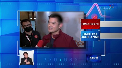 Dingdong Dantes, nagkwento tungkol sa mga kwelang sagot sa Family Feud Philippines | Saksi
