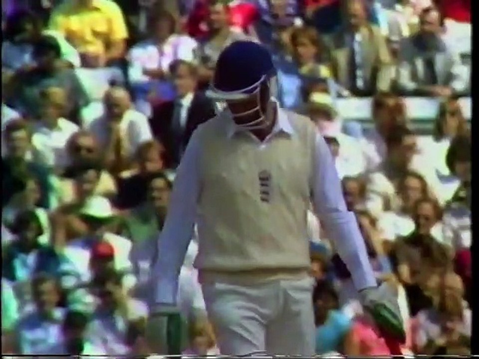 The Ashes 1989 : England v Australia 6th Test Day 4 at The Oval Aug 28th 1989