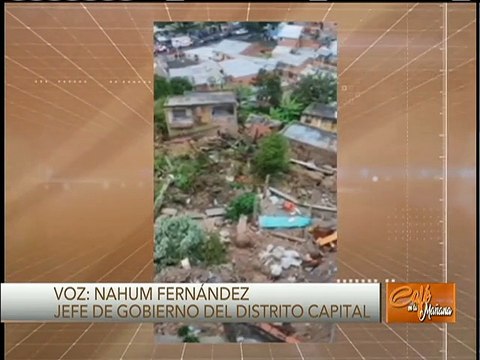 Gobierno de Caracas brinda atención a 106 familias afectadas por la vaguada en el mcpio. Libertador