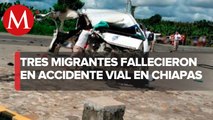 Mueren al menos tres migrantes tras un accidente carretero en Chiapas