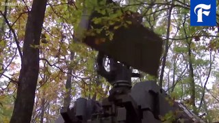 Russian army air defense systems shot down Ukrainian military drones from the sky.