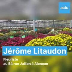 Un fleuriste d'Alençon déplore les travaux dans la rue donnant accès à son commerce à l'heure de la Toussaint