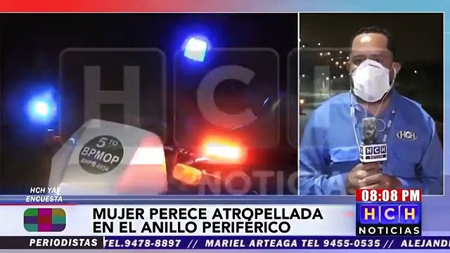 Mujer muere atropellada mientras pedía dinero en el Anillo Periférico de la capital