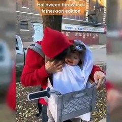 Funny Halloween Baby's Costume Moment