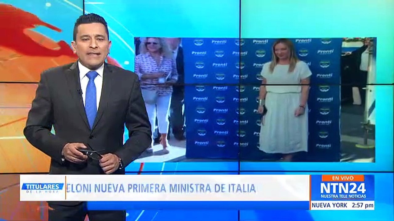 La ultraderechista Giorgia Meloni se posesionó como primera ministra de Italia