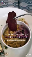 RD recibe a Bad Bunny con mangú y salami