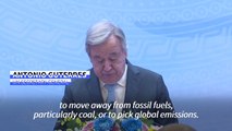 UN chief warns of 'climate nightmare' if energy emissions not cut