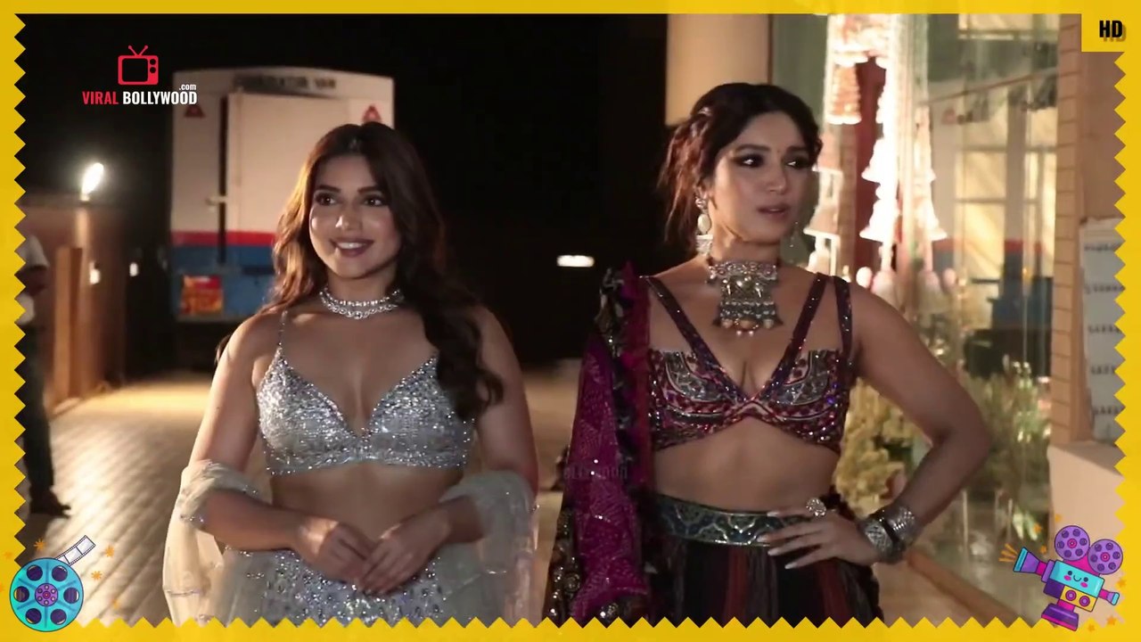 Bhumi Pednekar with little sister Samiksha Pednekar Stunning Look at Diwali Celebration 2022