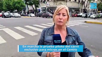 En marcha la prueba piloto del carril exclusivo para micros