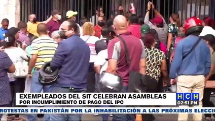 Download Video: Exempleados de INSEP en protesta exigiendo cumplimiento de derechos ganados