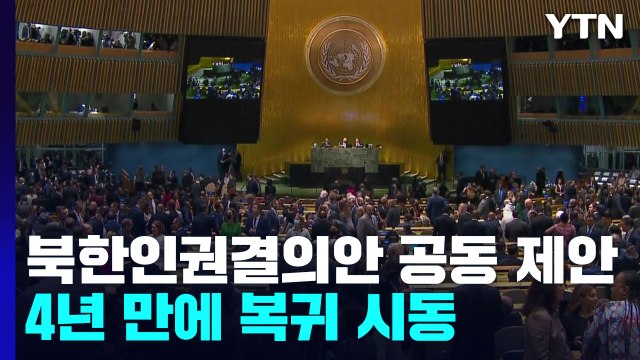 북한인권결의안 공동제안, 4년 만에 복귀 시동 / YTN