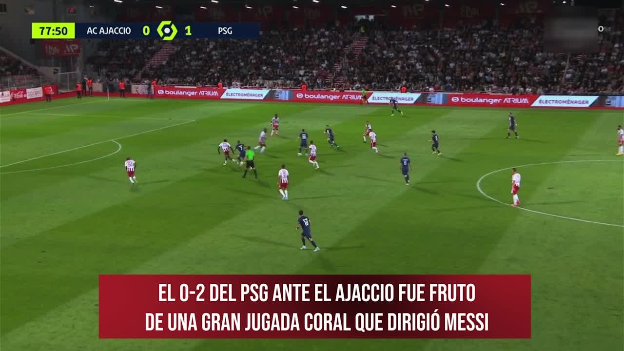Lo de Messi es de museo, pero lo que inventó Mbappé... golazo coral del  PSG  que no se va a parar de ver